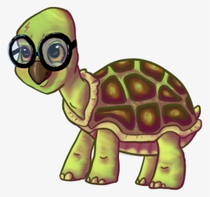 tortoise clipart head - sea turtle with glasses