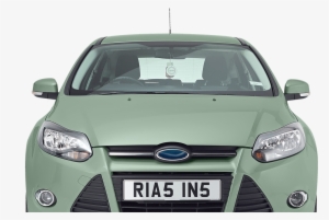 Mint Coloured Car With Rias Personalised Plate - Rias