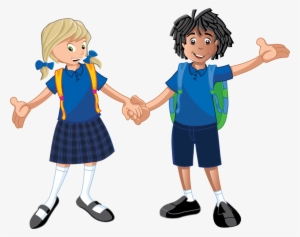 Beachlands School Child Clip Art - School Uniform Clipart Png