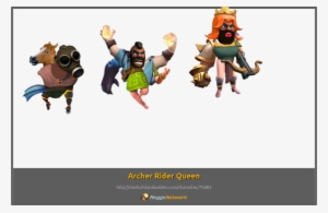 Clash Of Clans Characters Archer Queen - Clash Of Clans