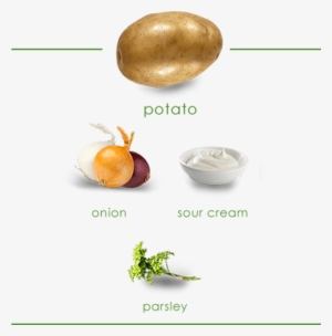 Image Shows Ingredients Which Include A Potato, Onion, - Potato