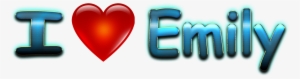 Emily Love Name Heart Design Png - Emily Name Png