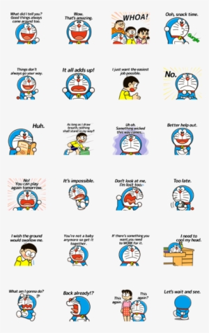 Doraemon's Animated Advice - Sticker