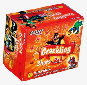Crackling Shot Red - Crackers Bazar