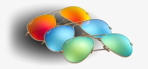 Stylish Aviator Sunglasses For Men,women - Ray Ban Glass Color