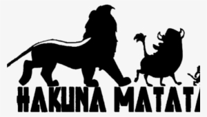 Hakuna Matata - Silhouette Of Lion King