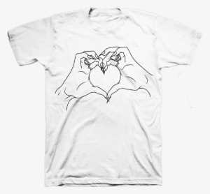 Dul M 10 A Dul Hand Heart Tee - Too Much Sauce L Transparent PNG ...