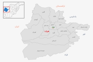 Herat Districts Fa - Map