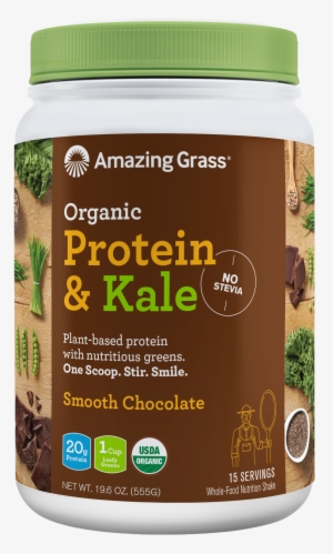 Amazing Grass Organic Protein & Kale Powder, Smooth - Agaricus