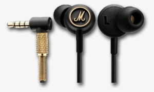 marshall mode eq ios earphone black - marshall mode eq in-ear earphones for ios black/brass