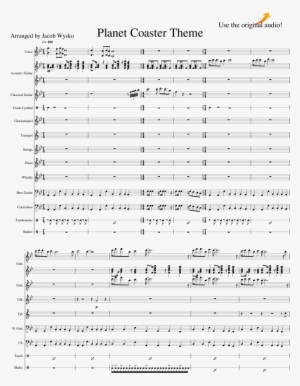 Planet Coaster Theme Sheet Music 1 Of 7 Pages - Document