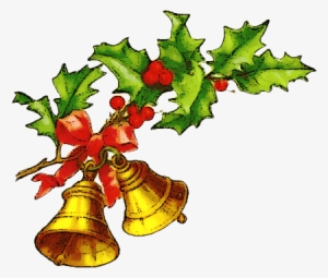 Holly Bells Png - Christmas Bells And Holly Png
