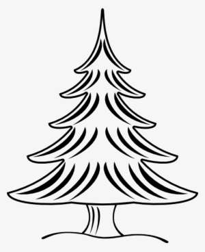 Victor - Clipart - Pine Tree Clipart Black And White