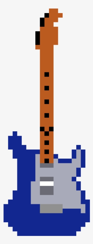 Guitar - Pixel Art Guitar Png