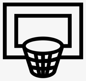 Basket Of Basketball Stroke Sportive Symbol Comments - Canasta De Basquet Dibujo