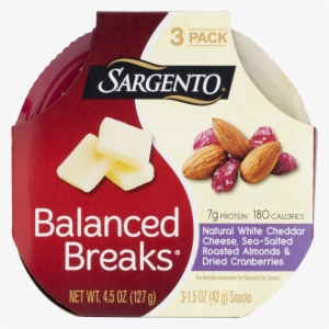 Sargento, Balanced Breaks White Cheddar Cheese, Sea