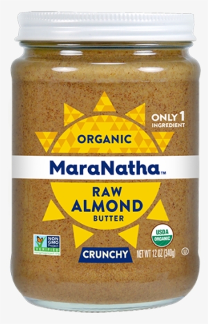 Organic Raw Crunchy Almond Butter - Maranatha Organic Peanut Butter 16oz