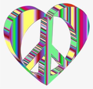 Computer Icons Heart Symbol Download - Peace Heart Transparent Background