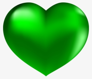 Green 3d Heart Png