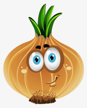 Smile Clipart Onion - Vegetable Cartoon