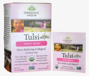 Image Is Loading Organic India Sweet Rose Tulsi Tea - Organic India - Tulsi Red Mango Tea - 18 Tea Bags