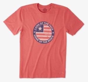 Men's Positively American Coin Crusher - Active Shirt