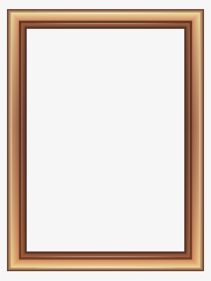 Transparent Classic Brown Frame Png Image
