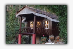 wooden cottage - jungle greens chikmagalur homestay