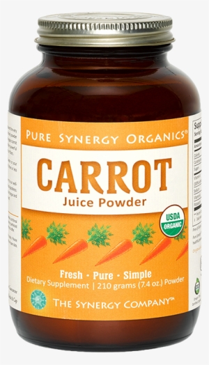 Carrot Juice Powder, - Pure Synergy Organics Carrot Juice Powder 7.4 Oz (210