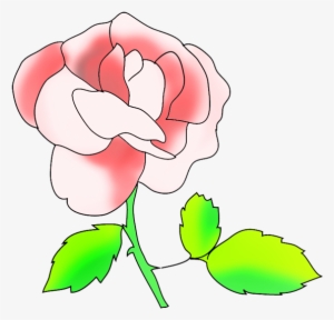 Floral Clip Art Pink Rose