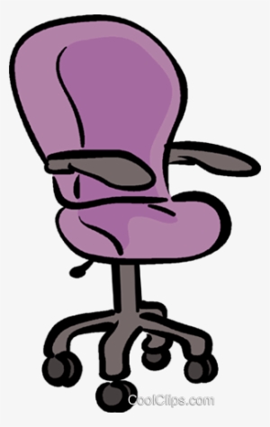 Office Chair Royalty Free Vector Clip Art Illustration - Office Chair Clipart Png