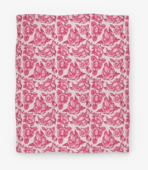 Floral Penis Pattern Pink