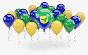 Blue And Yellow Balloons Png