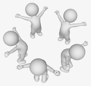 Man Cheerful - 3d White People Png