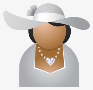 Woman In Hat Png Image - Icon