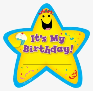 Creative Teaching Press® It's My Birthday Star Badges - Super Star Clip Art
