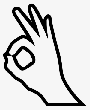 Png File - Ok Hand Clipart