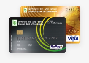 Bank Card - Rupay Debit Card Oriental Bank Of Commerce