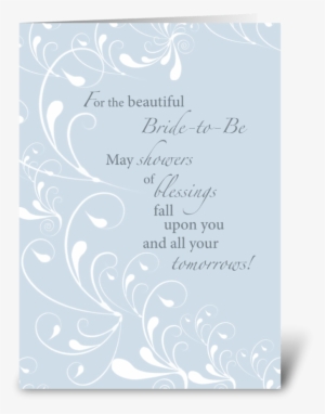 Wedding Shower Greeting Cards Bridal Shower Congratulations - Bridal Shower Greeting Card