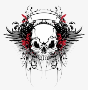 Music Png Effects For Editing Photoshop , Picsart - 3-skull Shower Curtain