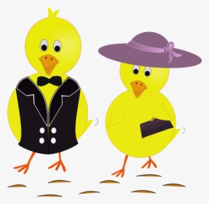 Easter Sunday Chicks Png Images 600 X - Vector Con Gà Con