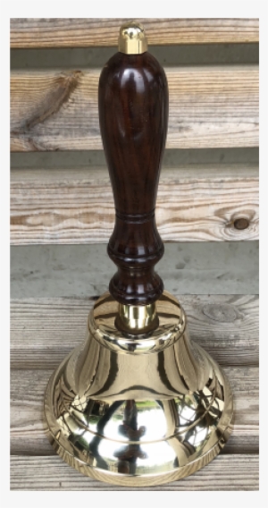 Sb-270 Brass Wooden Handle Bell 5″ Diameter - School