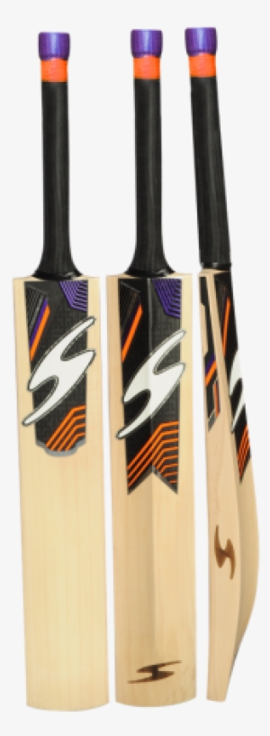 Ss Single S Orange Color English Willow Cricket Bat - Cricket Bat
