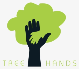bold, playful, agribusiness logo design for a company - hand and tree logo