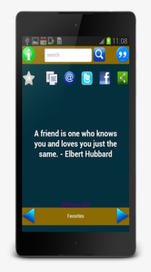 Features Of The Frienship Quotes App - Mobile App