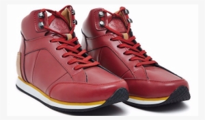 Royal Enfield Gt Mid Top Shoe Red3 - Shoe