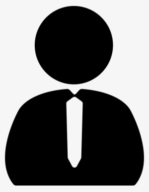 Man With Tie Comments - Person Logo Png