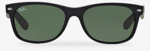 Ray Ban New Wayfarer Classic Black With Green Classic - Ray-ban Rb2132-622 (52)
