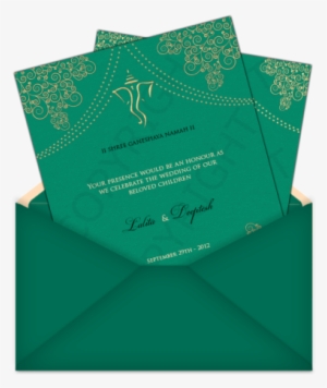 Letter Style Email Indian Wedding Card Design - Wedding Invitation