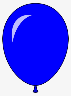 Decorative Border Png Www - Dark Blue Balloon Clipart